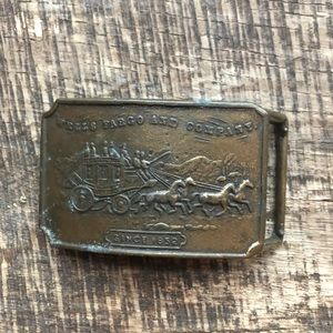 Vintage Wells Fargo and Company Belt Buckle